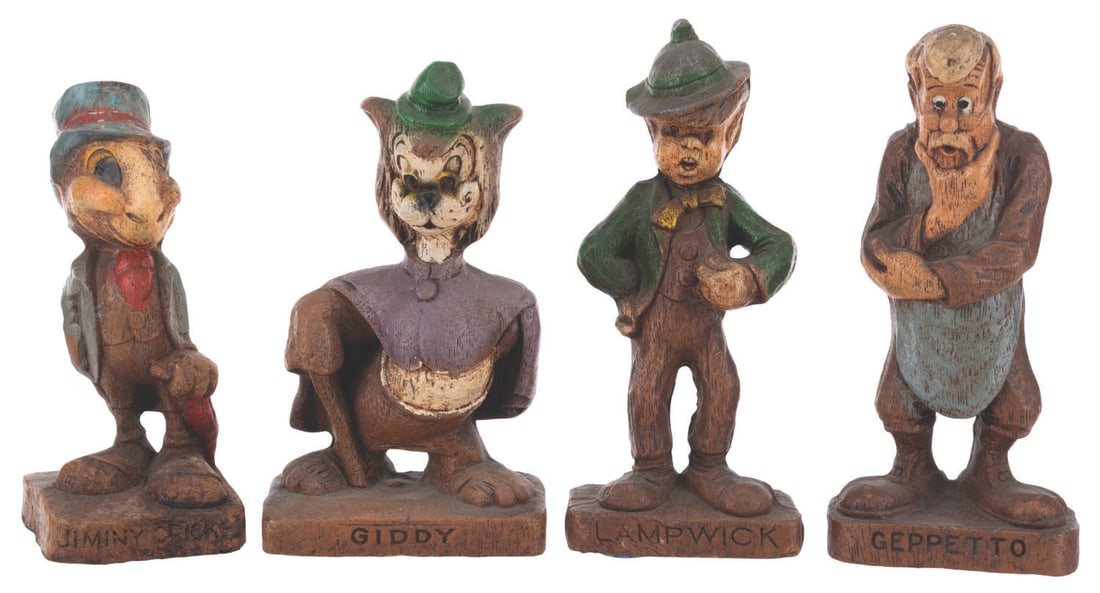 A Collection of "Pinocchio" Figurines by Multi Products of Chicago. (1 of 10)