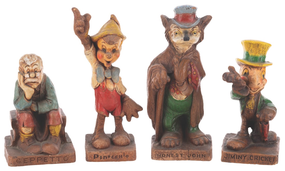 A Collection of Large "Pinocchio" Figurines by Multi Products of Chicago. (1 of 10)