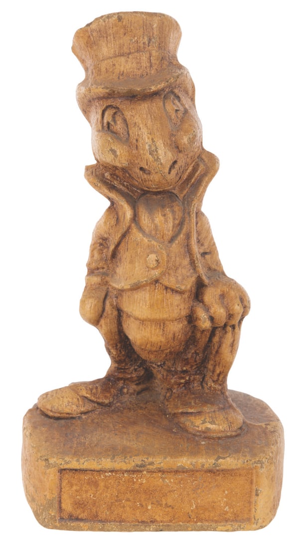 A Jiminy Cricket Syroco Figurine. (1 of 4)