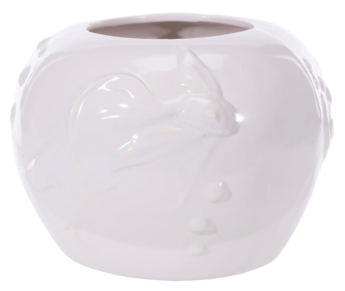 A Vernon Kilns "Fantasia" Goldfish Bowl. (1 of 3)