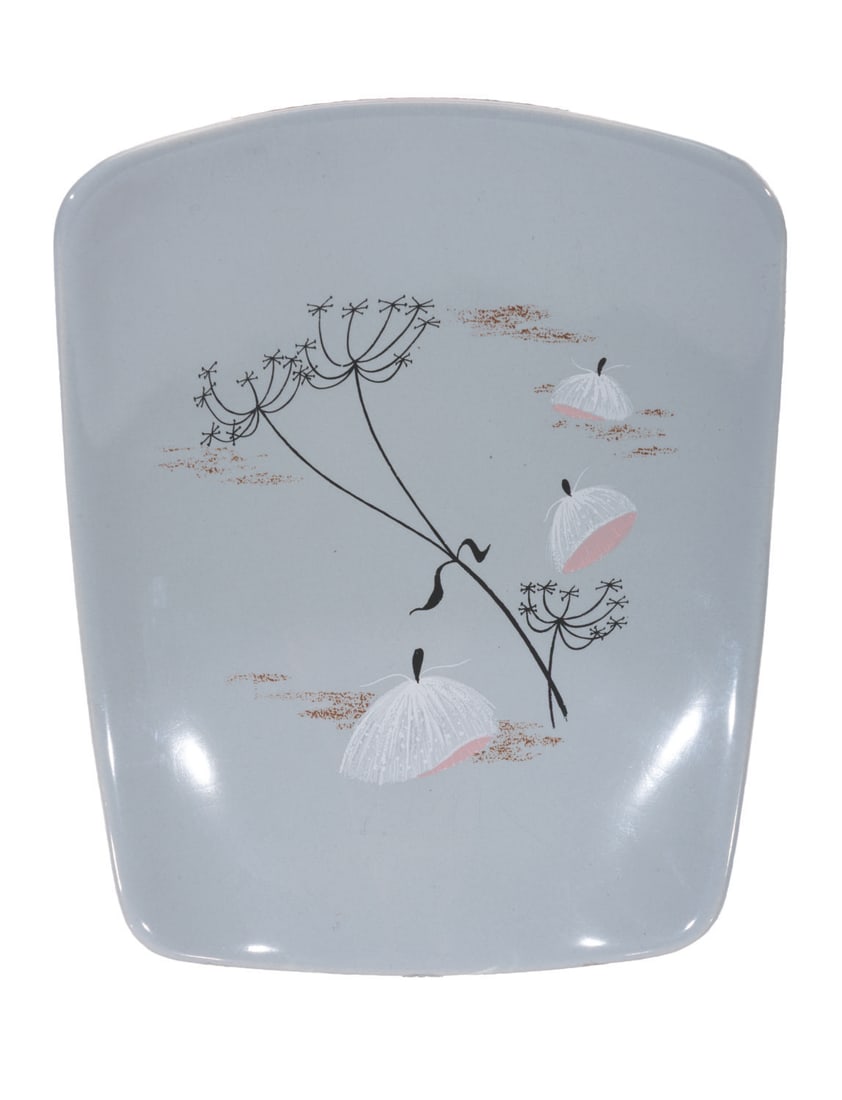 A "Fantasia" Dance of the Reed Flutes Serving Dish.: (Wade, 1960s) A ceramic serving dish manufactured by Wade of England, inspired by the Dance of the Reed Flutes segment in "Fantasia." Measuring 7.75" x 6" x 2" tall, the ceramic dish is in good
