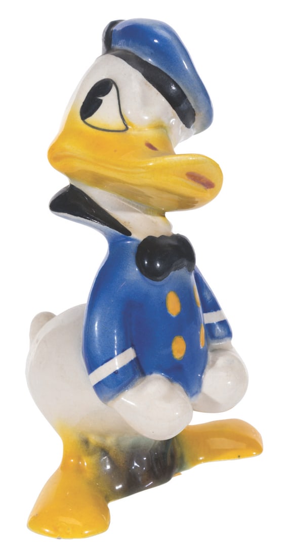 A Donald Duck Figurine by Evan K. Shaw. (1 of 5)