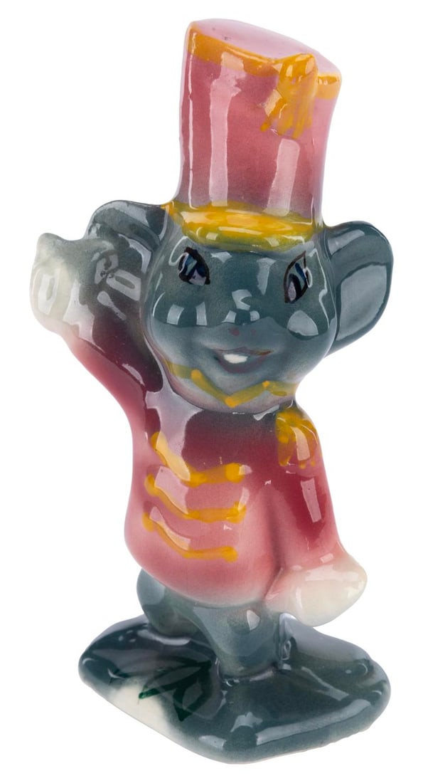 A "Dumbo" Timothy Mouse Ceramic Figurine by Vernon Kilns. (1 of 4)