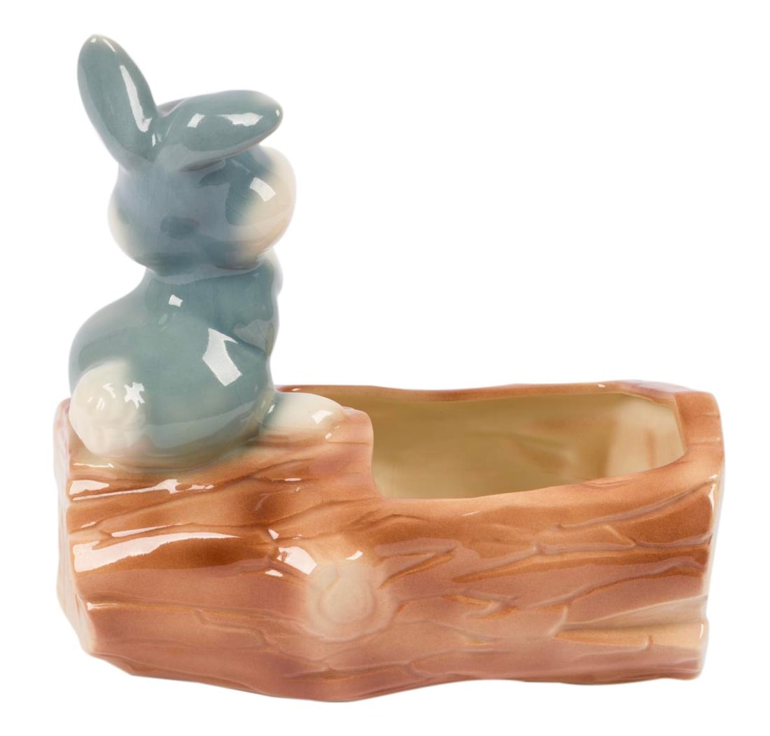 A Large "Bambi" Thumper Ceramic Planter. - 2