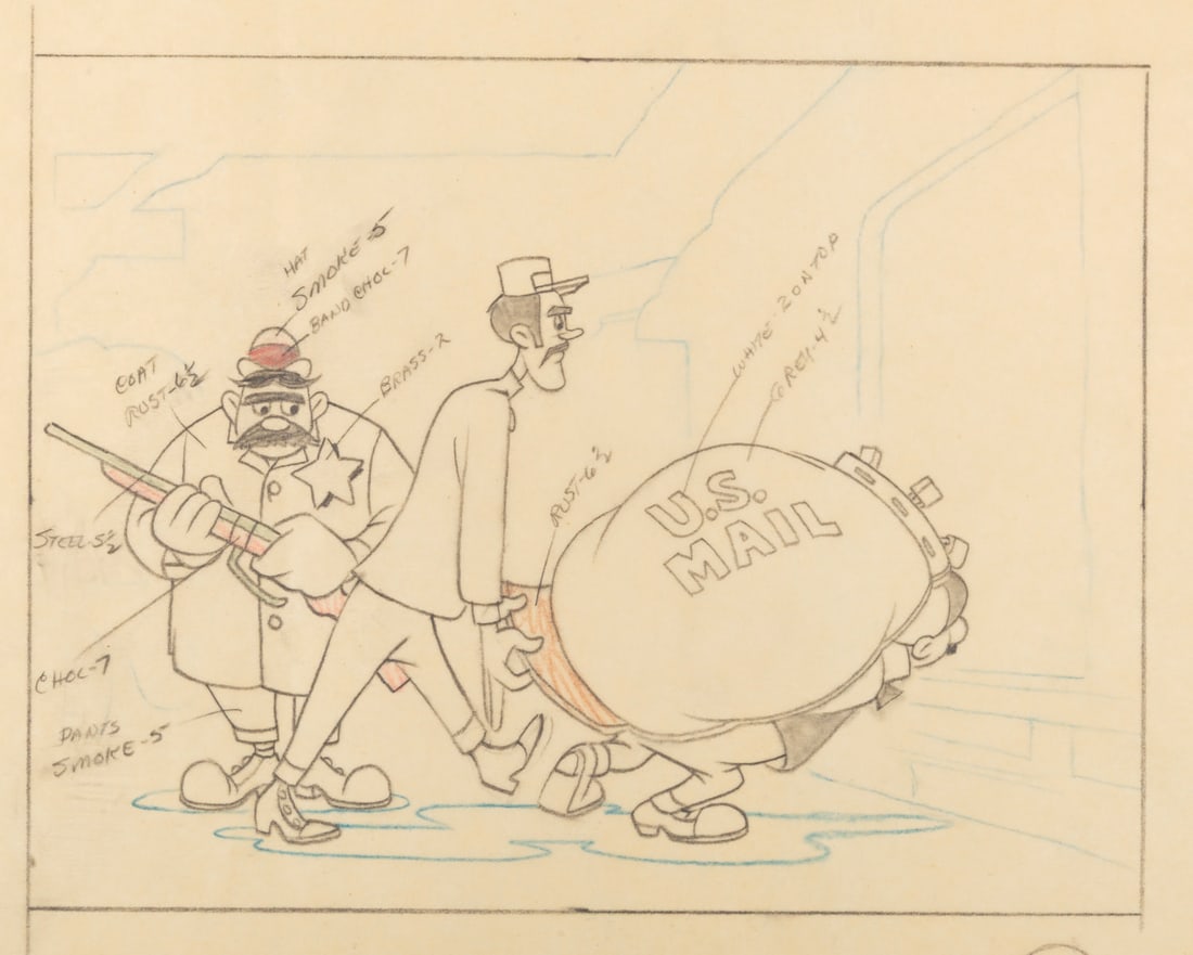 A "The Brave Engineer" Layout Drawing. - 2