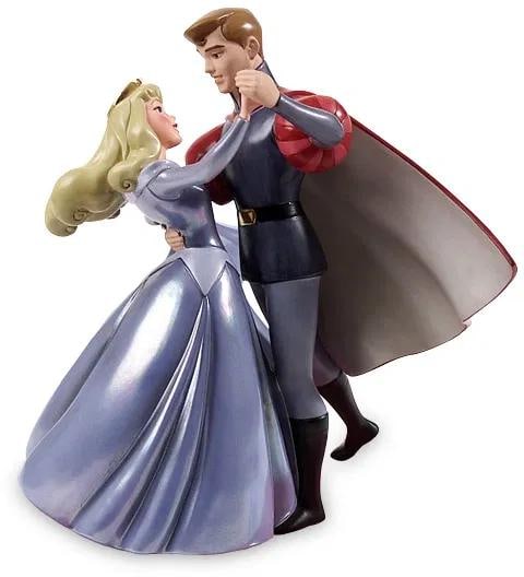 A WDCC Princess Aurora and Prince Phillip Figurine. (1 of 1)