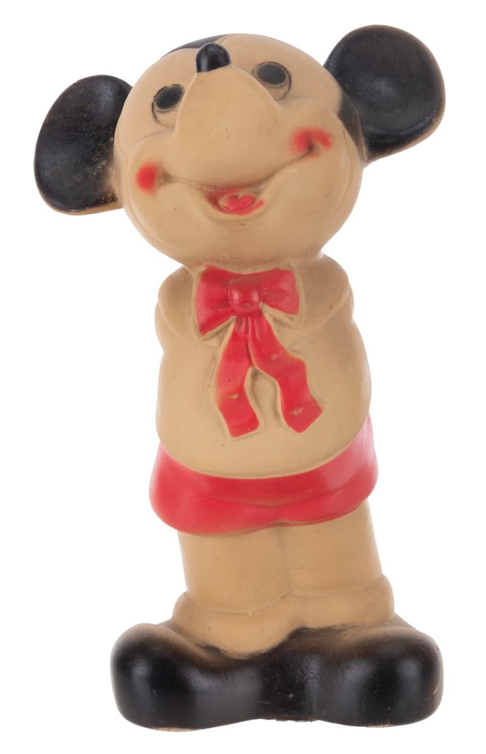 A Dell Rubber Mickey Toy. - 2