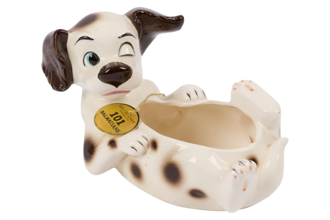 A "One Hundred and One Dalmatians" Puppy Planter. (1 of 3)