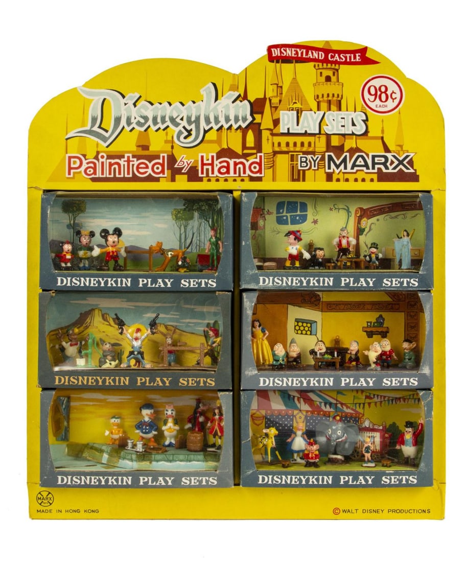 A First Series Disneykins Play Set Store Display by Marx. (1 of 8)
