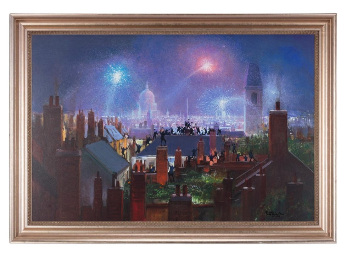 A Peter Ellenshaw Signed "Mary Poppins" Publisher's Proof. (1 of 2)