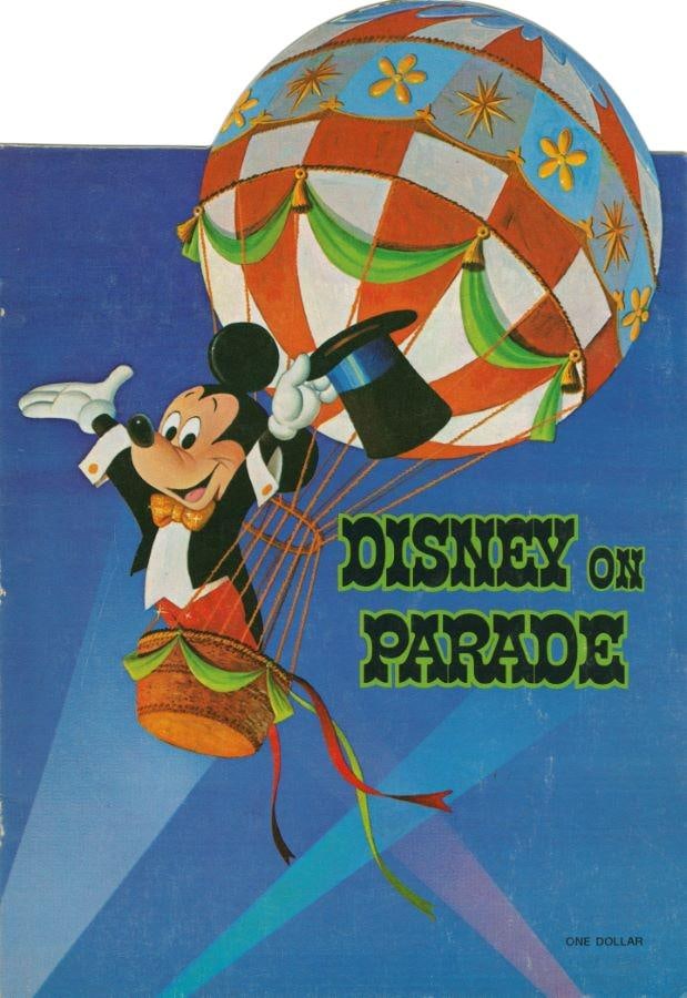 A Disney on Parade Tour Program.
