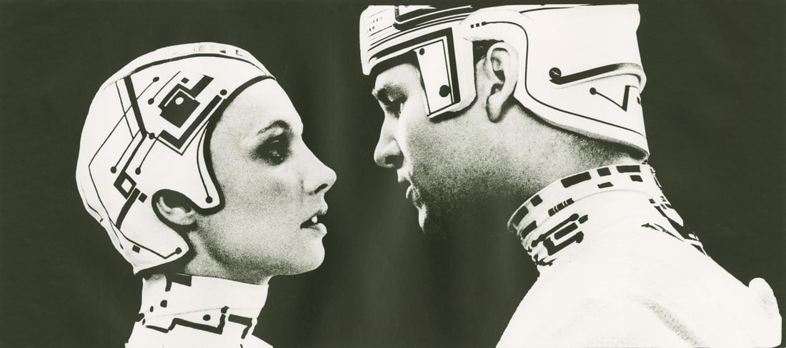 A "Tron" Photostat Effect Print. - 2
