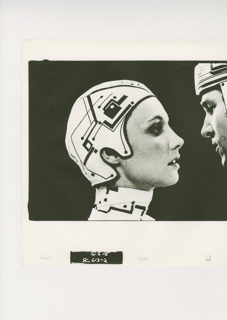 A "Tron" Photostat Effect Print. - 3