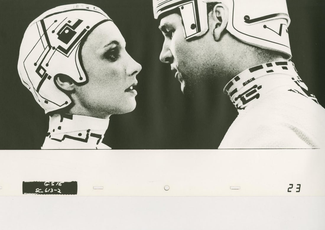 A "Tron" Photostat Effect Print. - 5