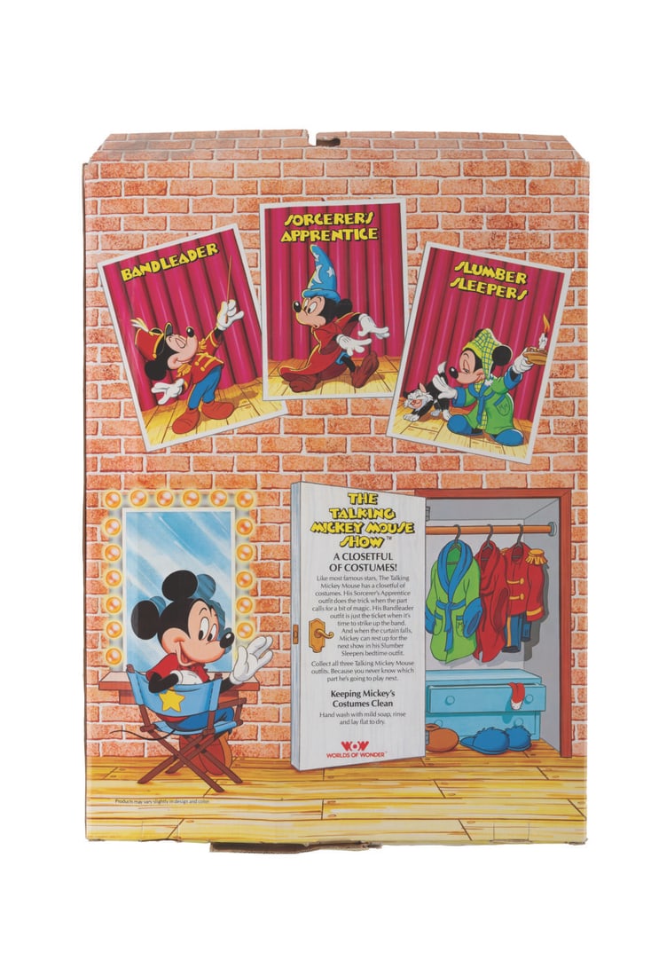 A Talking Mickey Sorcerer's Apprentice Costume. - 4