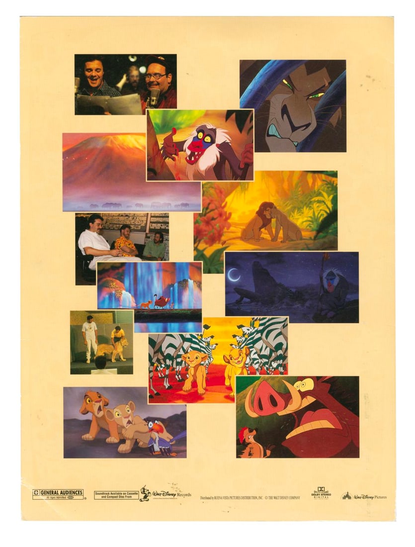 A "The Lion King" Program Signed by Thirteen Crew Members. - 4