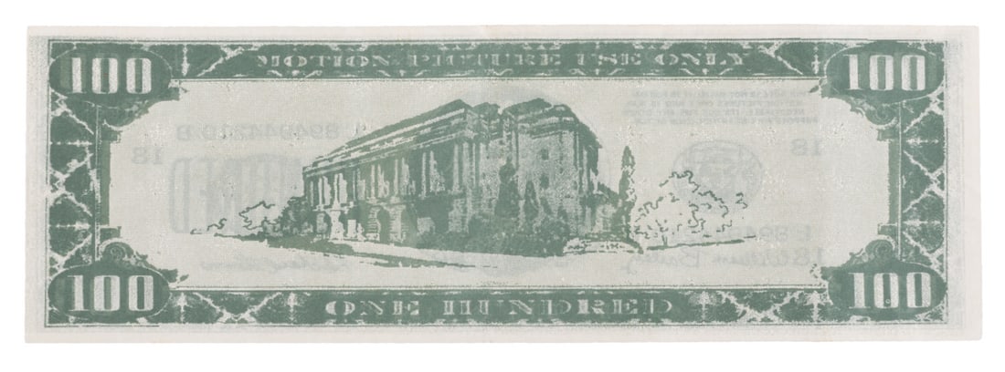 A "Dinosaurs" Prop $100 Bill. - 3
