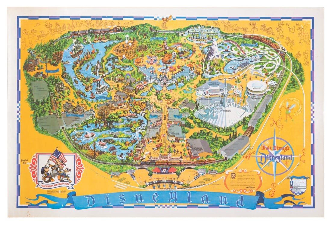 A 1975 Disneyland Souvenir Map. (1 of 1)