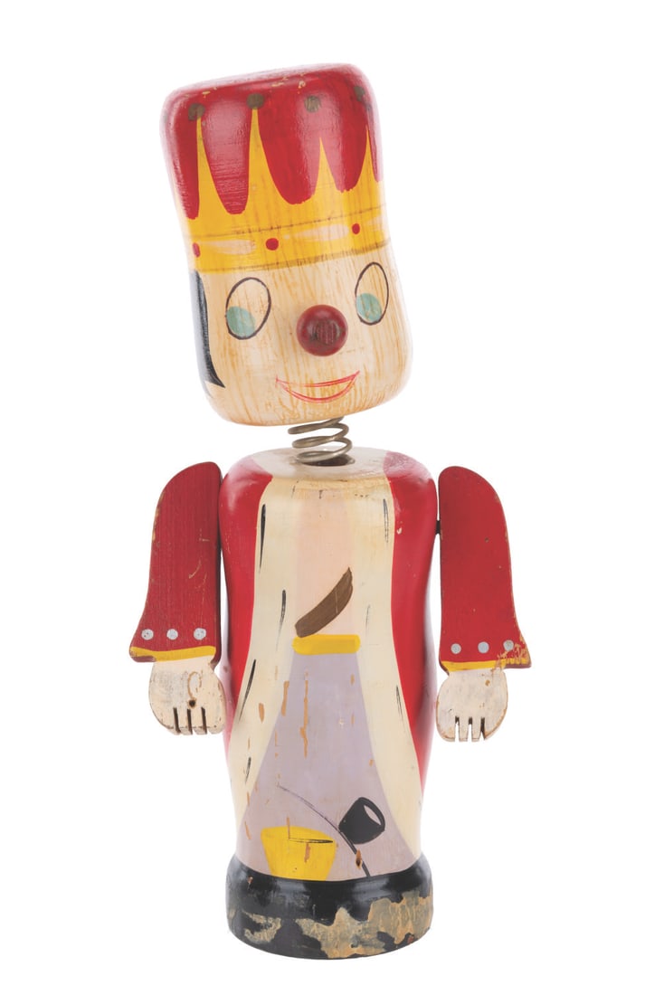 A Disneyland Souvenir Hand-Painted King Coin Bank. (1 of 6)