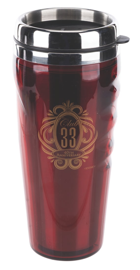 A Club 33 40th Anniversary Travel Mug. (1 of 2)