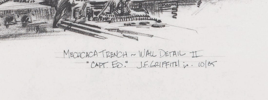 A Captain EO Mechcaca Wall Detail Concept Drawing. - 2