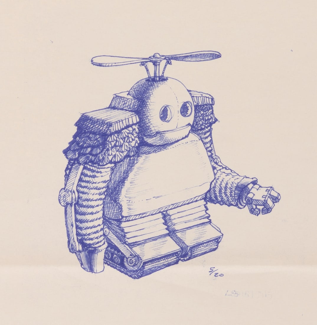 A Captain EO Minor Domo Concept Print. - 2