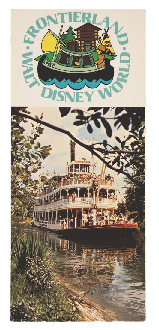 A Walt Disney World Frontierland Postcard Book. (1 of 3)