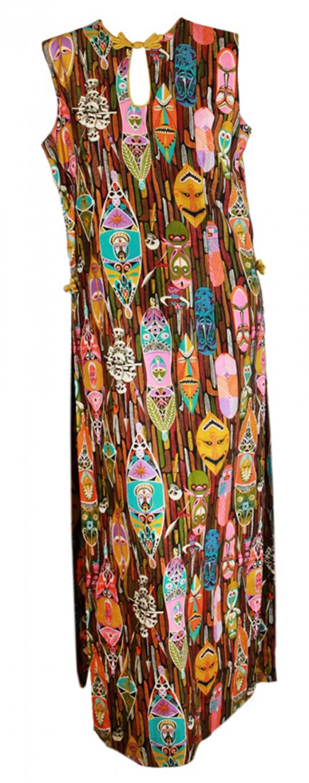 Vintage Enchanted Tiki Room Hostess Dress Pattern B (1 of 1)