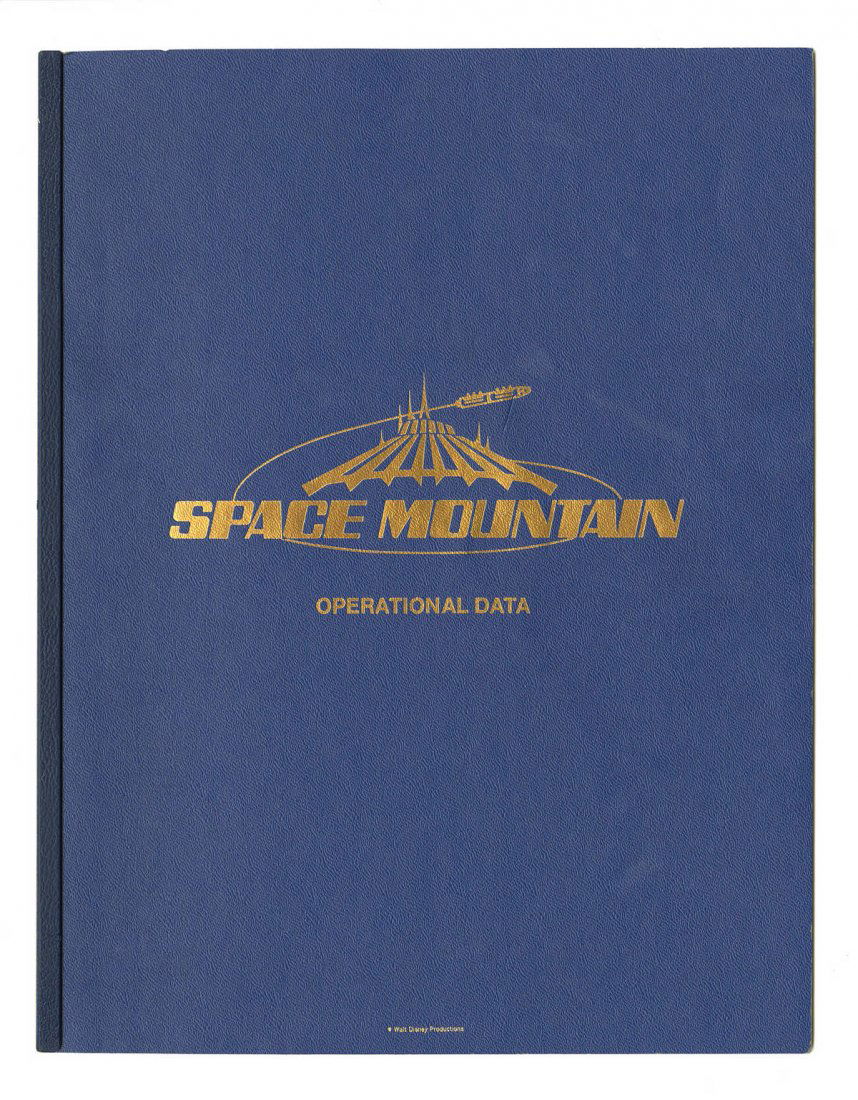 "Space Mountain Operational Data" - Summer 1977. (1 of 1)