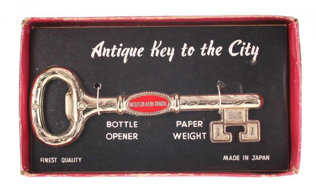 Disneyland Hotel "Antique Key to the City" Bottle (1 of 1)
