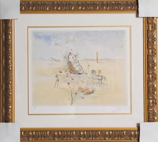 4060 Salvador Dali Cosmic Horseman Offset Lithograph