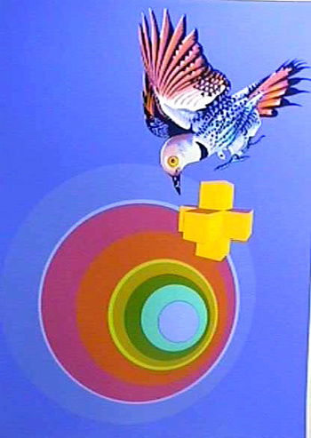 Rita Simon, Signed Serigraph, Bird: Artist: Rita Simon Title: Untitled Year: 1979 Medium: S