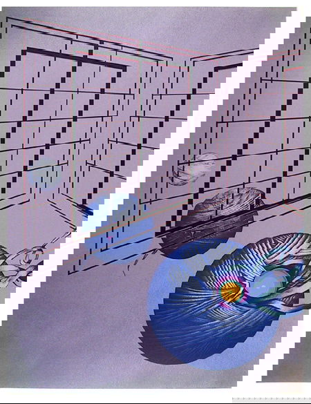 420: Rita Simon Signed Serigraph, Surreal Art