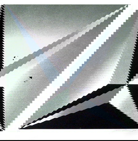 Jack Brusca Signed Lithograph, Geometric Art": Artist: Jack Brusca Title: Untitled 1 Year: 1979 Medium: Lithograph Edition: 250 Paper Size: 27" x 26"