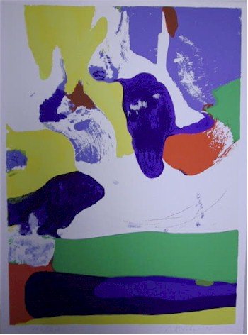 James Brooks, Signed Silkscreen, Abstract: Artist: Brooks, James Portfolio: America: The Third Century Title: Concord Year: 1976 Medium: Silkscree