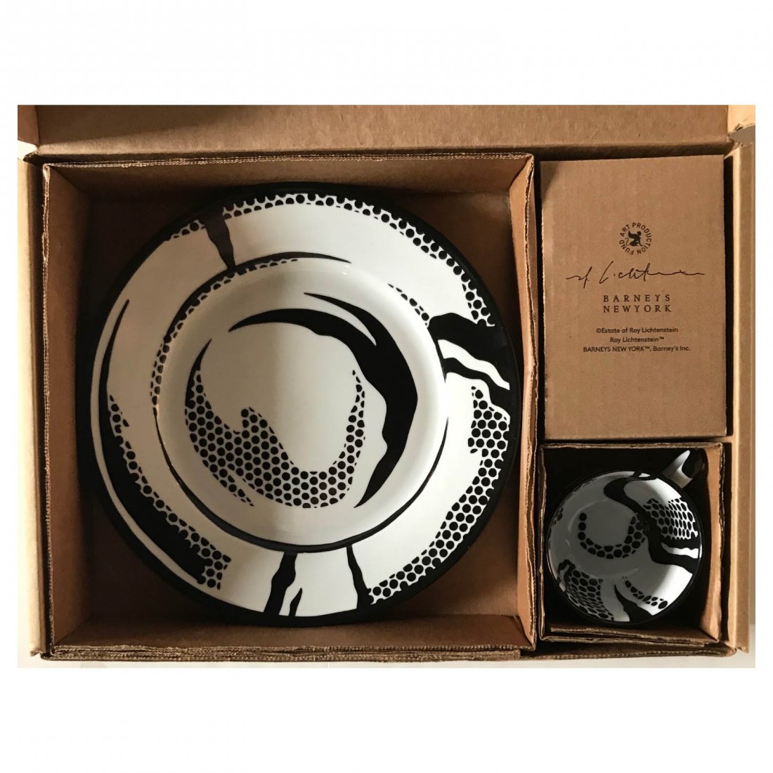 Roy Lichtenstein Dinnerware Dish Set 1966 Limited Edit. (1 of 12)