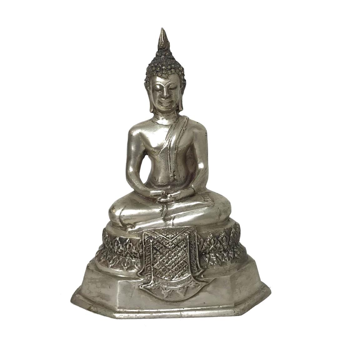 Silver Metal Gautama Buddha Shakyamuni (1 of 10)