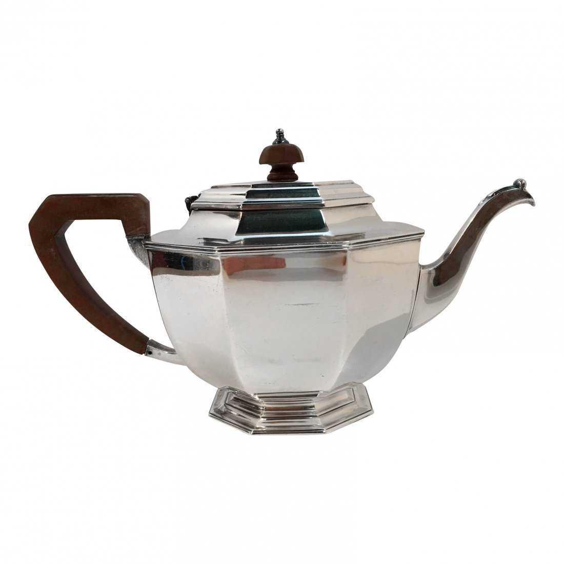 Mappin & Webb Art Deco Engish Sterling Tea Kettle (1 of 11)