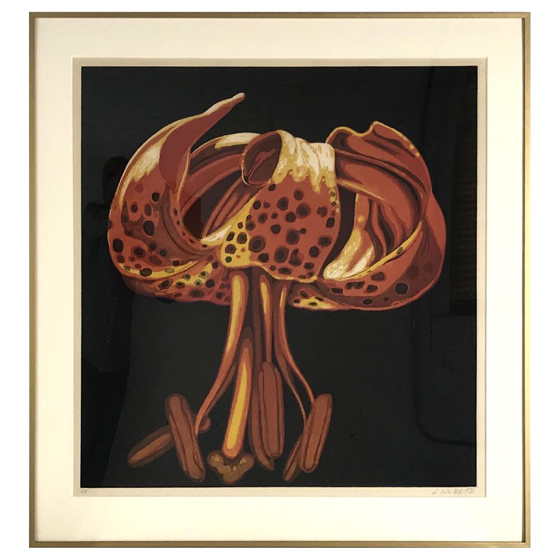 Lowell Blair Nesbitt 1973 Silk Screen Print, Tiger (1 of 4)