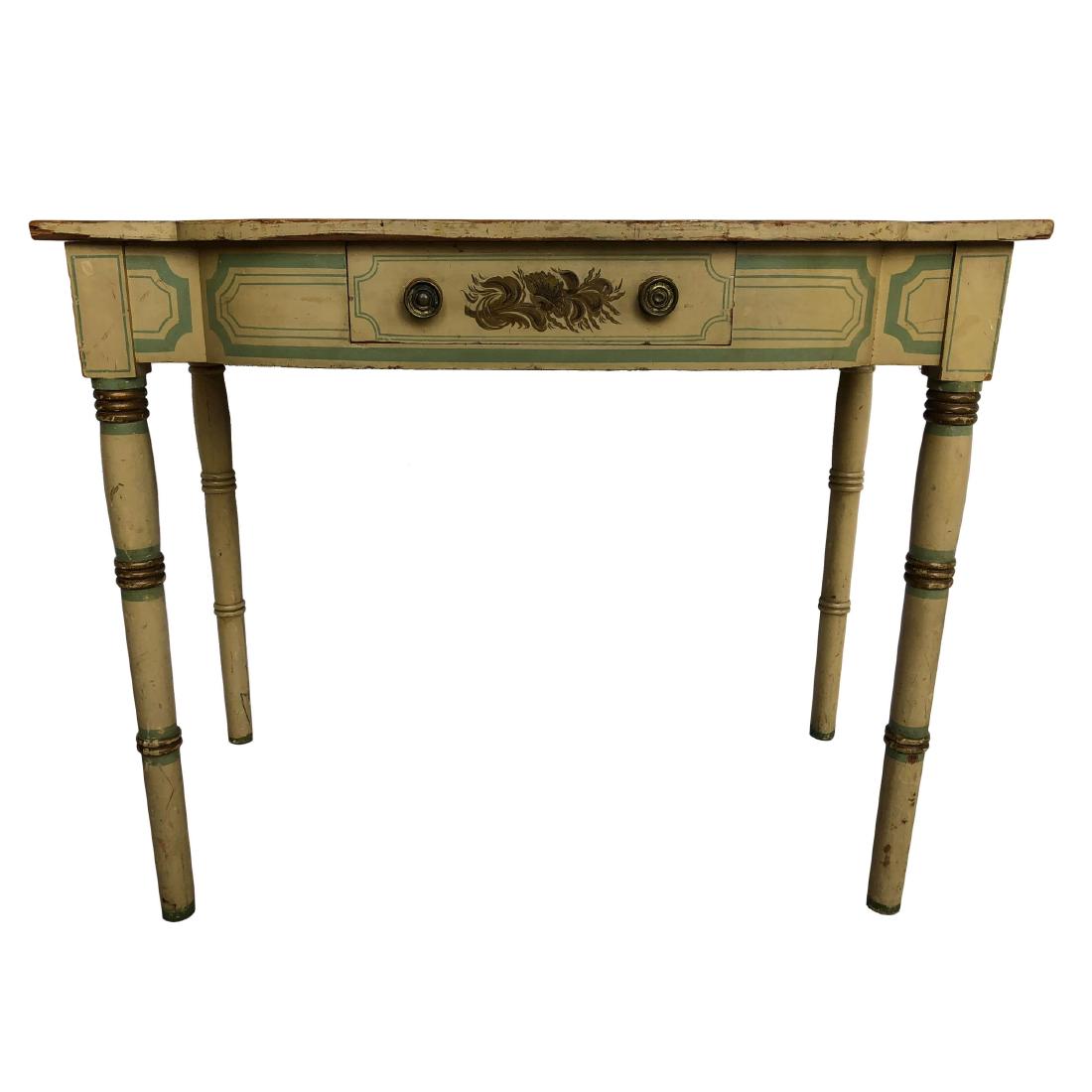 1820s Painted Sheraton Period Fancy Dressing Table (1 of 10)
