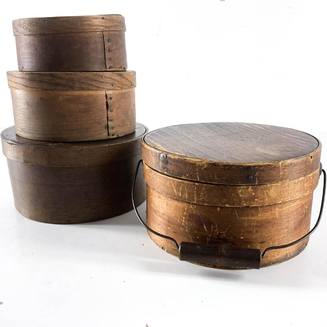 Four Antique Nesting Pantry Boxes (1 of 11)