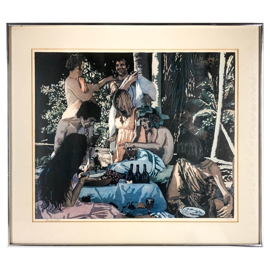 20th Century Print with artist’s signature (1 of 5)