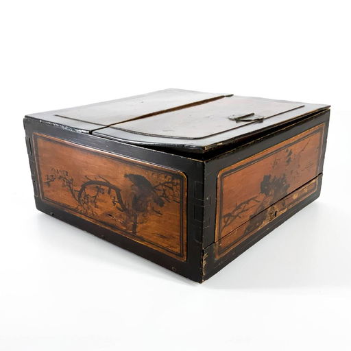 Antique 19th Century Asian Lap Desk Box Feb 16 2019