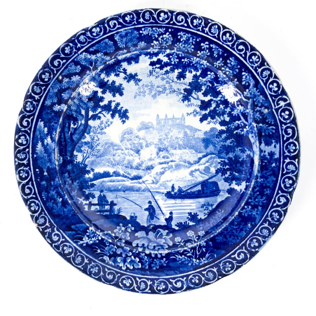 Adams Staffordshire Historical Blue Transferware (1 of 5)