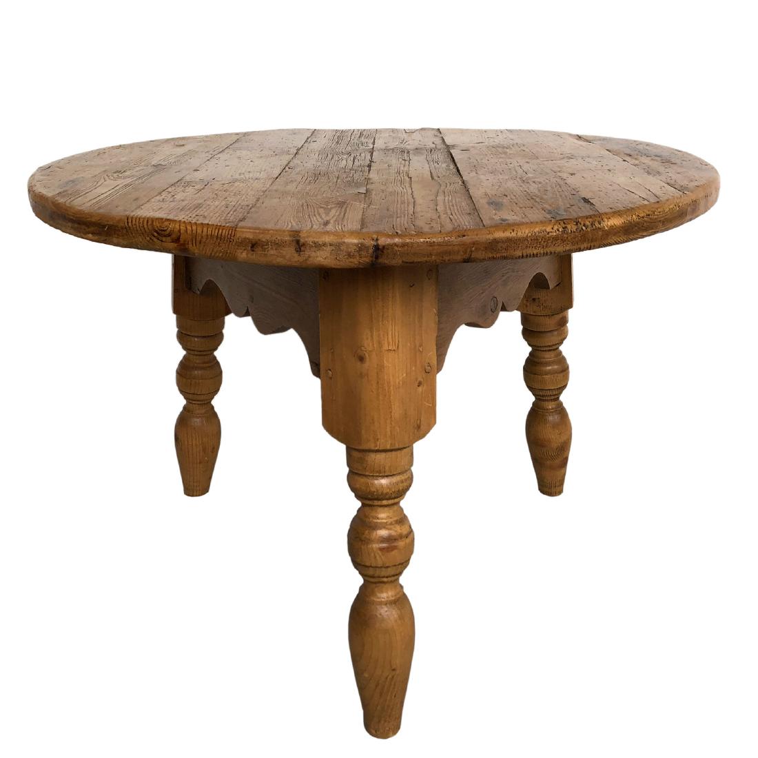 Cricket Style Three Legged Irish Pine Side Table (1 of 10)