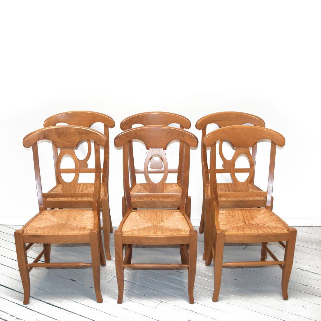 SIX Napolean Italian Pottery Barn Dining Chairs (1 of 6)
