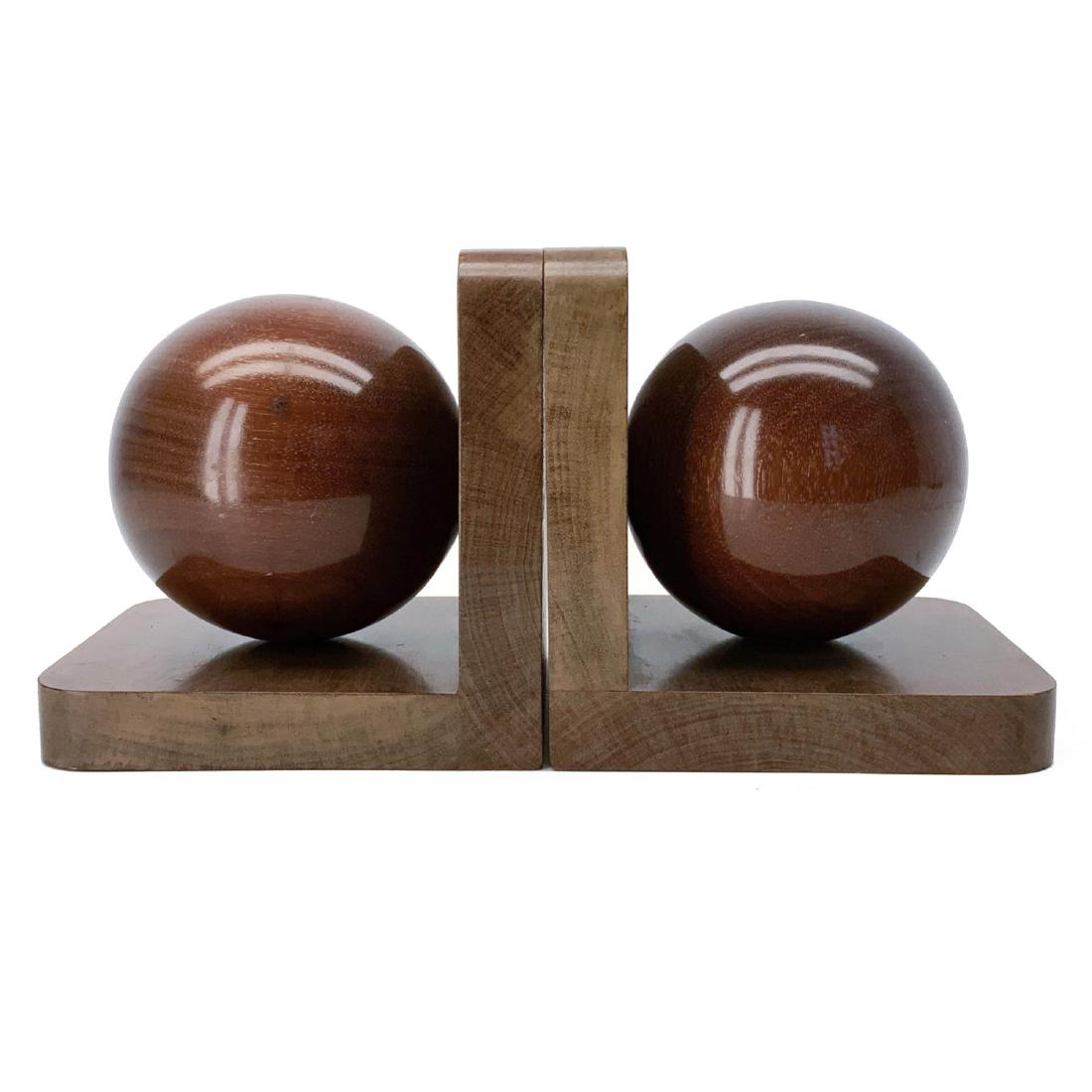 Mid Century Modern Wooden Book Ends (1 of 7)