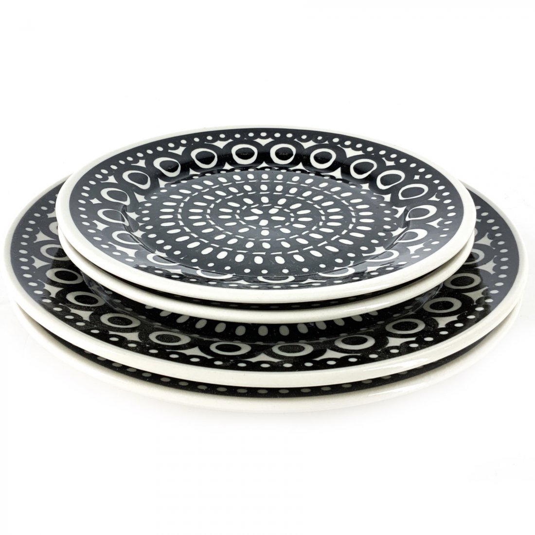 4 Boleslawiec Polish Ceramika Artystyczna Plates (1 of 5)