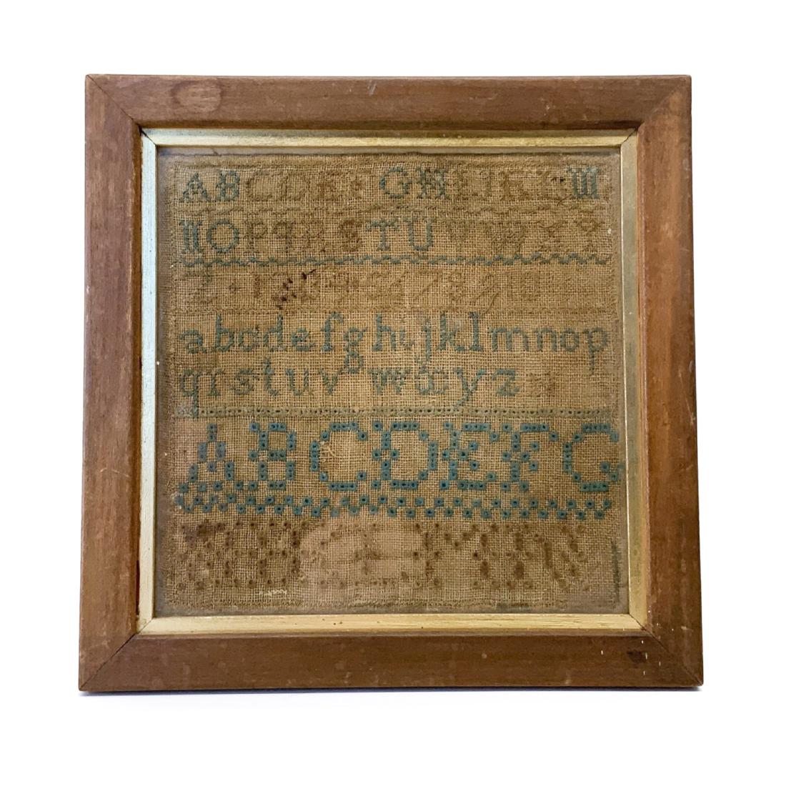 Antique 19th Century Framed Sampler (1 of 4)