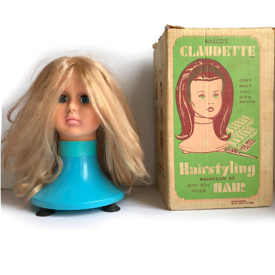 1967 Nascos Claudette Hairstyling Mannequin: Vintage 1967 Nascos Claudette Hairstyling Mannequin Kit w/Original Box $14 flat fee boxing, packing, insurance, tracking and shipping rate anywhere to U.S. or free pickup.
